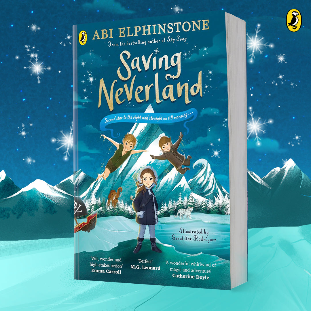 Signed copy: Saving Neverland (paperback)
