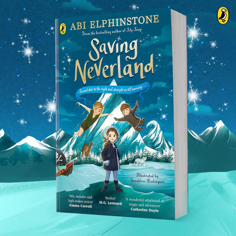 Signed copy: Saving Neverland (paperback)