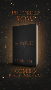 Signed Copy - Brimstone - PRE-ORDER