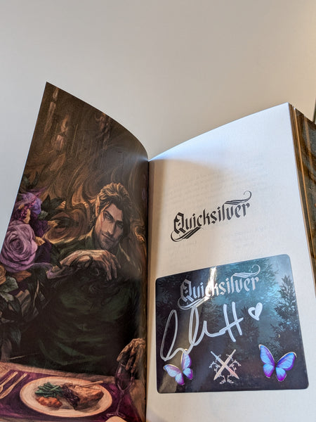 Quicksilver - paperback sprayed edge edition with signed bookplate