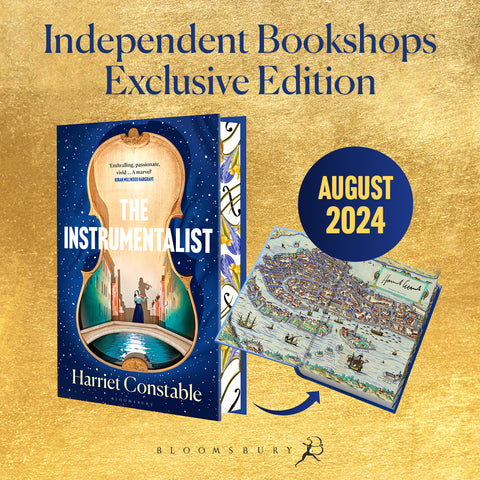 Signed independent bookshop special edition of The Instrumentalist by Harriet Constable